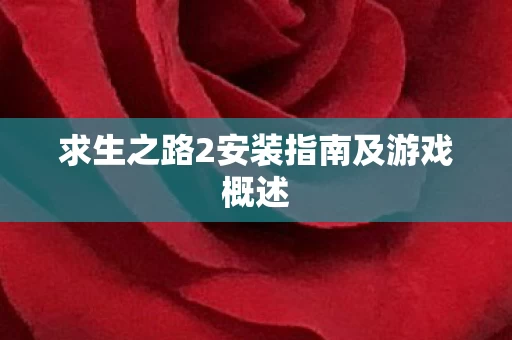 求生之路2安装指南及游戏概述图片