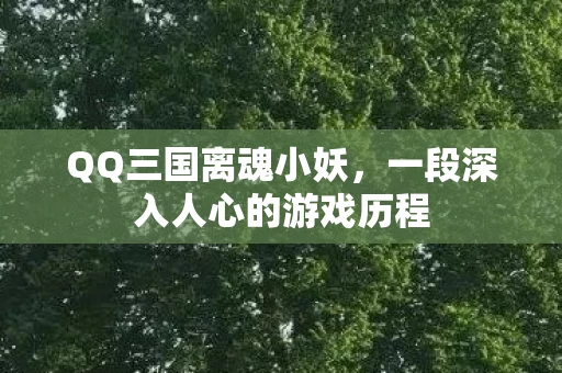 一段深入人心的游戏历程图片