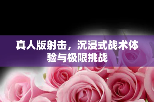 沉浸式战术体验与极限挑战图片