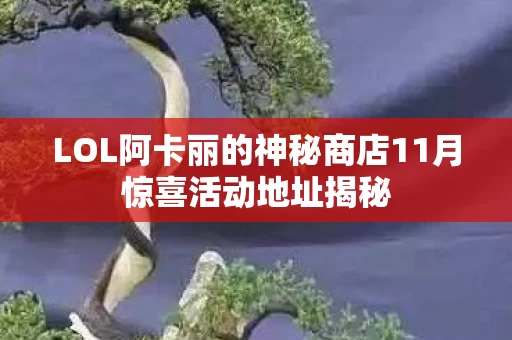 LOL阿卡丽的神秘商店11月惊喜活动地址揭秘图片