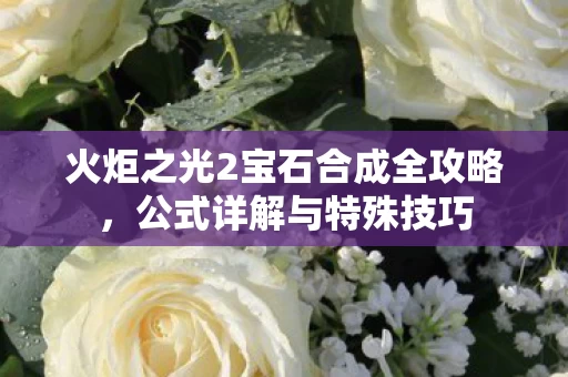 火炬之光2宝石合成全攻略图片