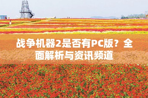 战争机器2是否有PC版图片