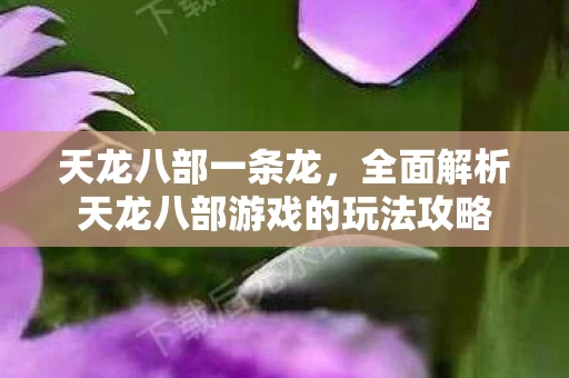 全面解析天龙八部游戏的玩法攻略图片