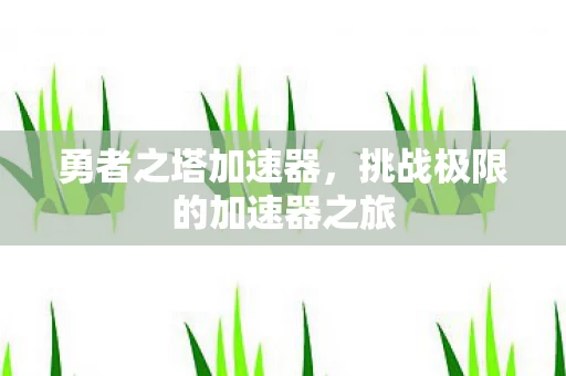 挑战极限的加速器之旅图片