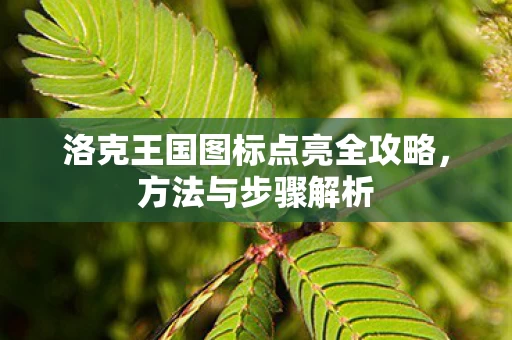 洛克王国图标点亮全攻略图片