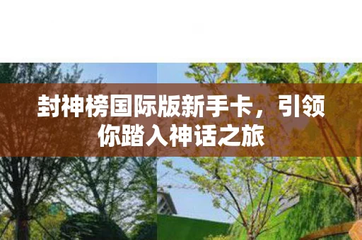 封神榜国际版新手卡图片