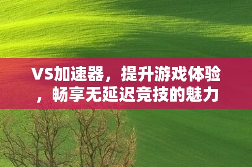 畅享无延迟竞技的魅力图片