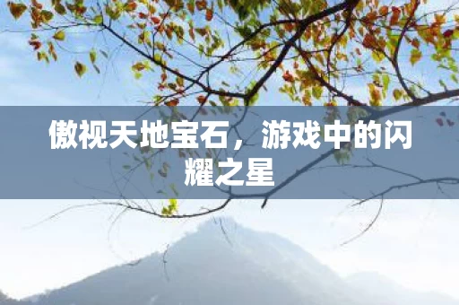 游戏中的闪耀之星图片