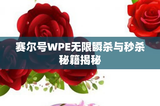 赛尔号WPE无限瞬杀与秒杀秘籍揭秘图片
