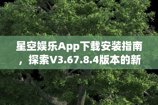 星空娱乐App下载安装指南图片