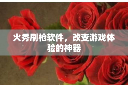 改变游戏体验的神器图片