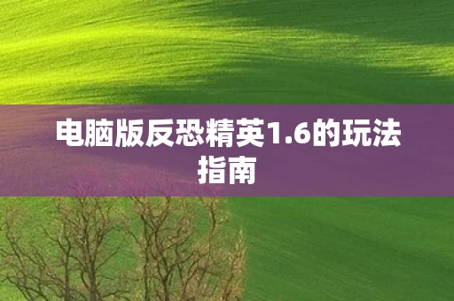 电脑版反恐精英1图片