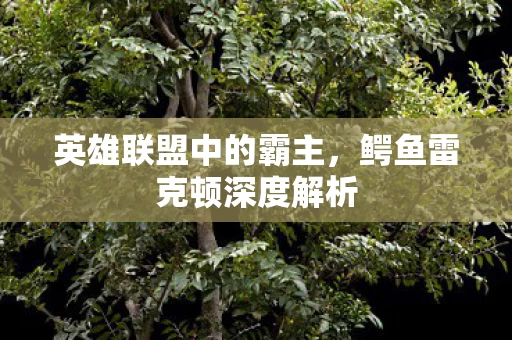 鳄鱼雷克顿深度解析图片