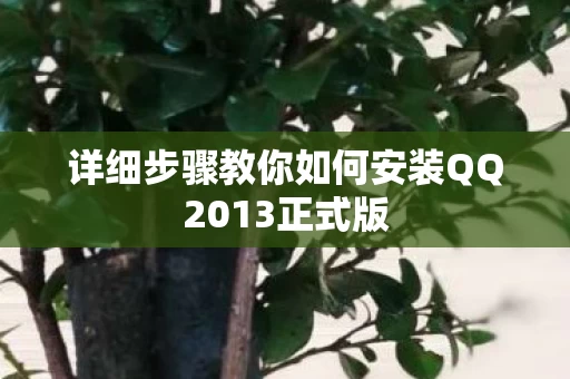 详细步骤教你如何安装QQ2013正式版图片