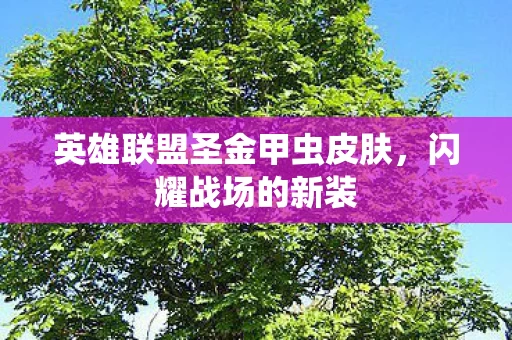 英雄联盟圣金甲虫皮肤图片