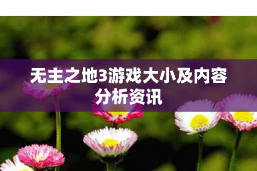 无主之地3游戏大小及内容分析资讯图片
