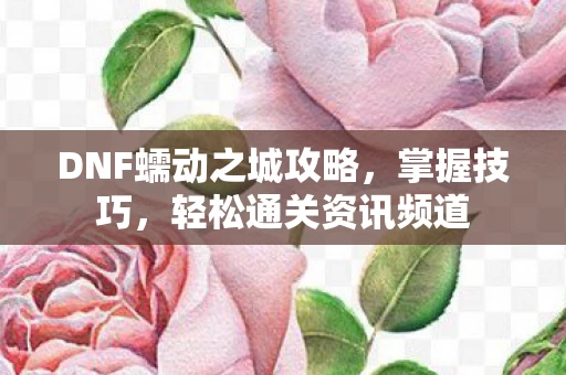 DNF蠕动之城攻略，掌握技巧，轻松通关资讯频道