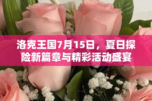 夏日探险新篇章与精彩活动盛宴图片