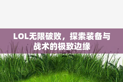 探索装备与战术的极致边缘图片