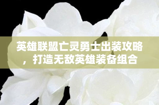英雄联盟亡灵勇士出装攻略图片
