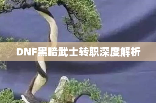DNF黑暗武士转职深度解析图片