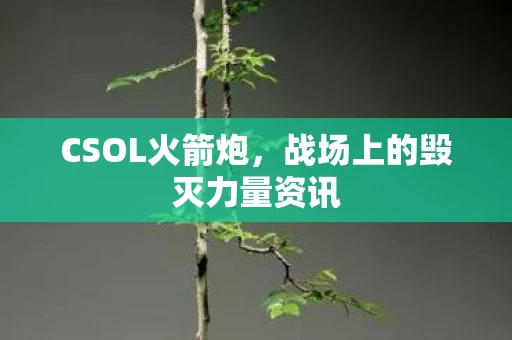 战场上的毁灭力量资讯图片