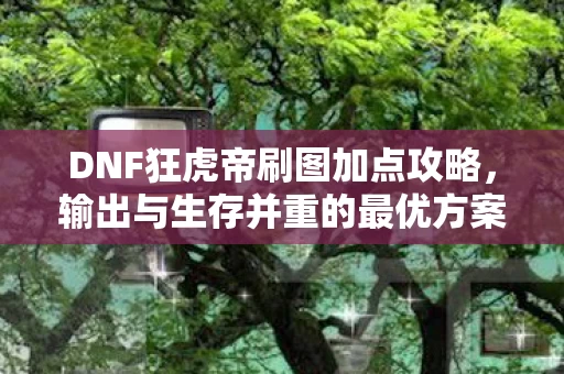 DNF狂虎帝刷图加点攻略图片
