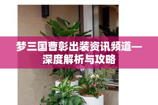 梦三国曹彰出装资讯频道图片