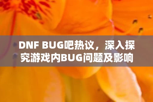 深入探究游戏内BUG问题及影响图片