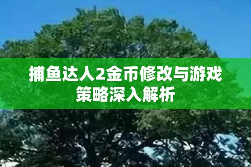 捕鱼达人2金币修改与游戏策略深入解析图片