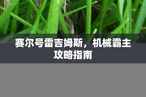机械霸主攻略指南图片