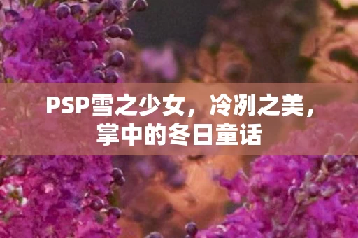 PSP雪之少女图片
