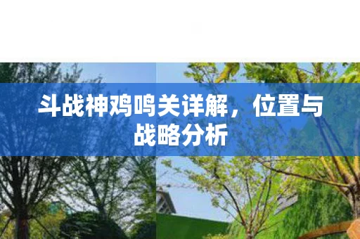 斗战神鸡鸣关详解图片