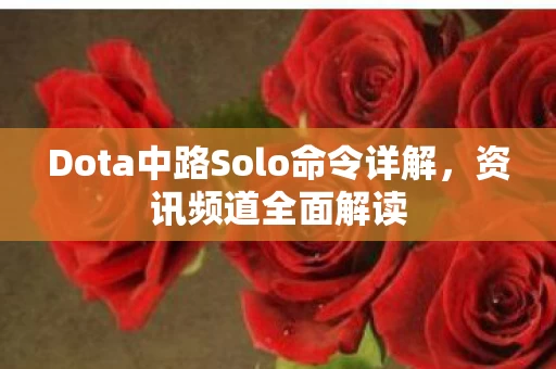 Dota中路Solo命令详解图片