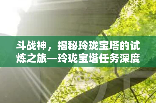 揭秘玲珑宝塔的试炼之旅图片