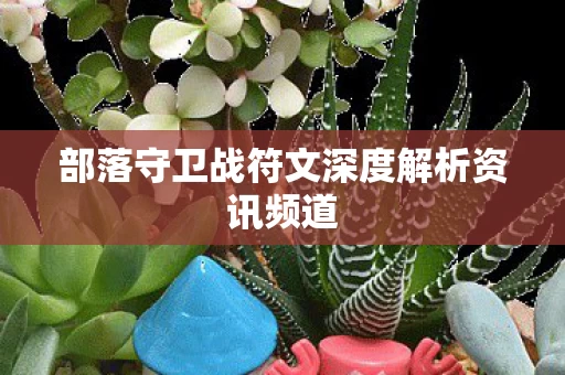 部落守卫战符文深度解析资讯频道图片