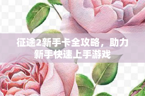 助力新手快速上手游戏图片