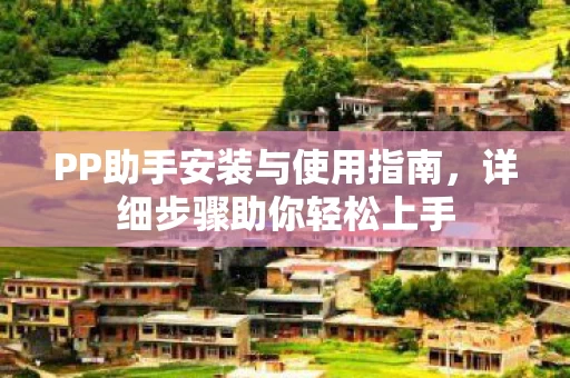 PP助手安装与使用指南图片