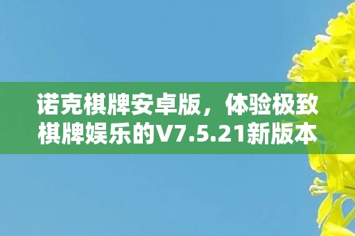 体验极致棋牌娱乐的V7图片