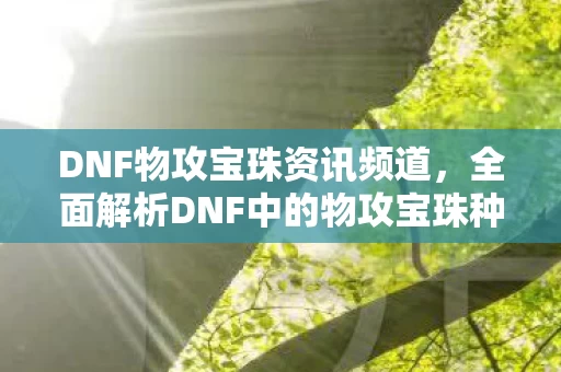 全面解析DNF中的物攻宝珠种类图片
