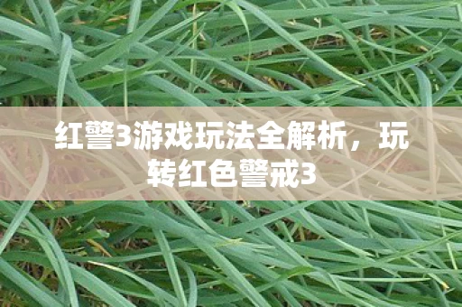 红警3游戏玩法全解析图片
