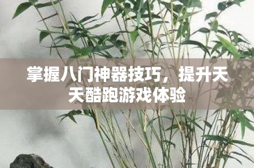 提升天天酷跑游戏体验图片