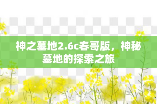 神秘墓地的探索之旅图片