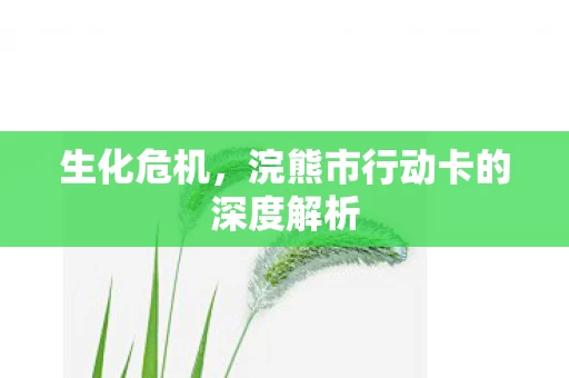 浣熊市行动卡的深度解析图片