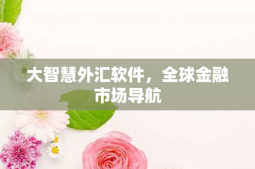 全球金融市场导航图片
