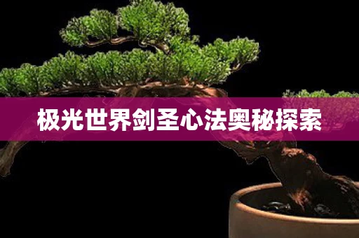 极光世界剑圣心法奥秘探索图片