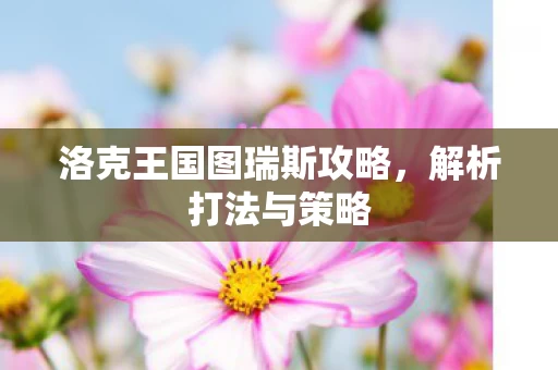 洛克王国图瑞斯攻略图片
