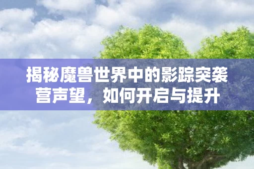 揭秘魔兽世界中的影踪突袭营声望图片
