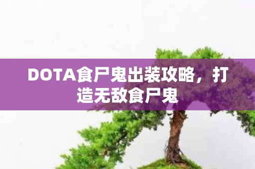 DOTA食尸鬼出装攻略图片