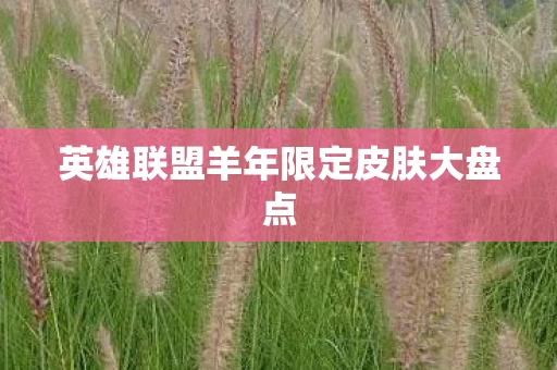 英雄联盟羊年限定皮肤大盘点图片